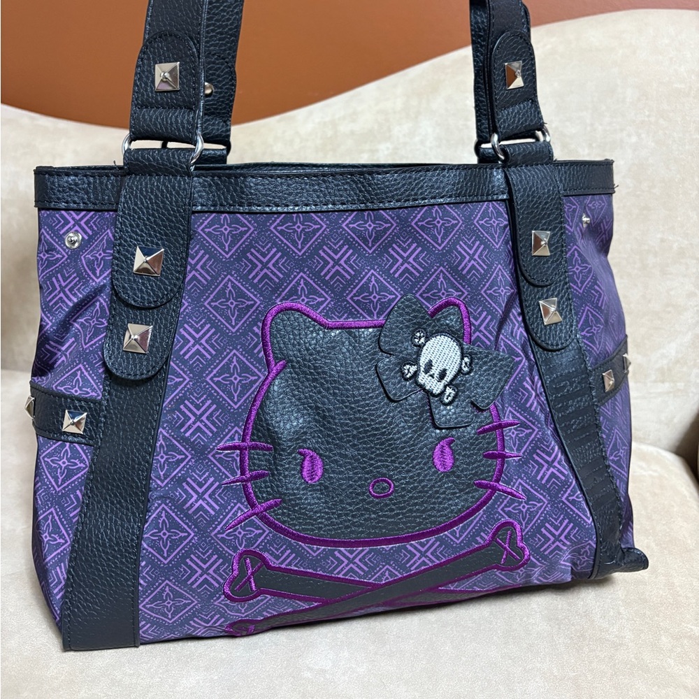 Sanrio Purple and Black Shoulder Bag